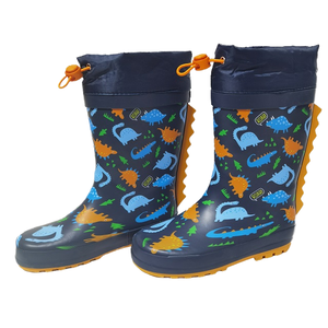 Bottes de pluie unisexes pour enfants en caoutchouc de haute qualité, imperméables, personnalisables, pour le printemps et l'automne, vente en gros - Product Image 3