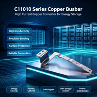 Barra Colectora de Cobre Flexible Niquelada, Estándar de Protección IP, Hardware Conductivo para Estaciones de Almacenamiento de Energía y Plantas de Energía