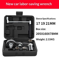 Clé à douille hexagonale à cliquet double embout pour voiture, en acier au chrome-vanadium, OEM/DIY, couple maximal de 1350 lb-pi pour tout-terrain