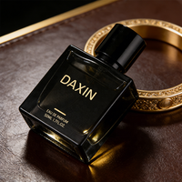 Flacon de parfum de luxe vide noir 30ml 50ml 100ml Logo personnalisé Couleur Emballage cosmétique Flacon en verre avec bouchon de luxe