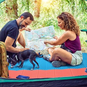 Foldable Foam Sleeping Camping Mat With Silver Film XPE <strong>Aluminium</strong> Film for Camping Foam <strong>Egg</strong> <strong>Crate</strong> Sleeping Folding Pad - Product Image 4