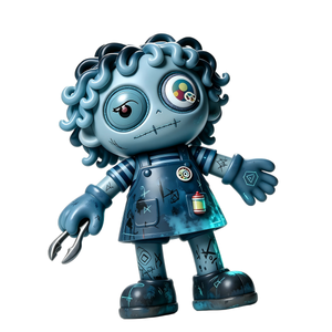 <span class=keywords><strong>Figurine</strong></span> <span class=keywords><strong>de</strong></span> graffiti <span class=keywords><strong>zombie</strong></span> en PVC personnalisée OEM, jouet en vinyle ABS en boîte mystère avec emballage personnalisé en gros - Product Image 1