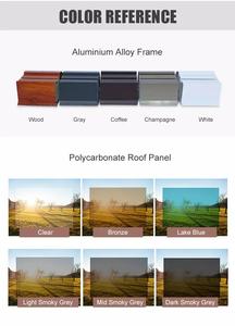 Abri de voiture à <span class=keywords><strong>2</strong></span> <span class=keywords><strong>poteaux</strong></span>, designs modernes, panneaux en <span class=keywords><strong>aluminium</strong></span>, abri de voiture en polycarbonate - Product Image 6