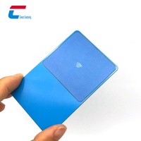 Carte vierge en métal Nfc programmable sans fil Plusieurs couleurs Carte de visite en métal NFC personnalisée