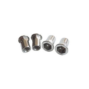 A4 thép không gỉ tiêu chuẩn mù hạt chèn Kit bán lục giác kết thúc mở đầu phẳng A4 thép không gỉ phẳng đầu hạt - Product Image 1