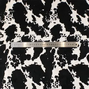 Custom Patroon Zwart En Wit Koeienhuid Haar Koe Print Echte Koeienhuiden
