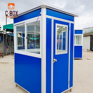 Low Cost Modern Portable Sentry Post Mobile Steel Guard House Security Booth