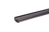 Profilé en aluminium LED pour panneaux muraux décoratifs, profilé noir, longueur personnalisée YB3003-33-1