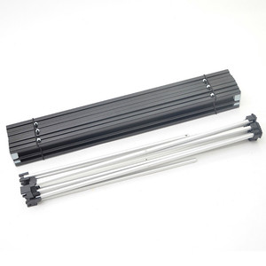 Mesa plegable de aleación de aluminio para exteriores, 56x41x41 Cm, diseño minimalista plegable para acampar, Picnic, playa, pesca, viajes por carretera - Product Image 2