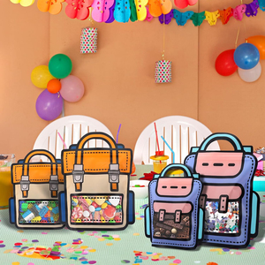Sacs cadeaux en plastique avec poignées pour anniversaire, fête, mariage, emballage cadeau réutilisable en vrac pour bonbons, en-cas, <span class=keywords><strong>chocolat</strong></span>, sandwichs - Product Image 1