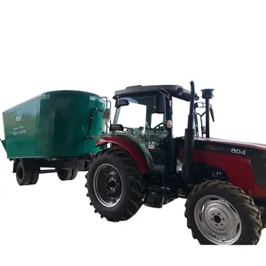 15m3 5 tonnes Vache laitière TMR Mélangeur d'alimentation Maïs Silage Coupe Mélangeur d'alimentation Machine avec tracteur