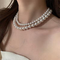 Collier ras de cou en perles de coquillages naturelles rondes Zooying 4 mm 6 mm 8 mm 10 mm 12 mm pour femmes