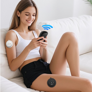 Masajeador Corporal Inalámbrico Dos en Uno con Control Remoto, 26 Modos, 25 Niveles de Intensidad, Pantalla LCD, Unidad TENS - Product Image 1