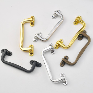 Handle For Luggage Cosmetic Case Plastic Square Durable Plated <b>Small</b> Size <b>Bag</b> Accessories - Product Image 2