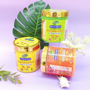 Scrub Corpo Super Sbiancante Vegano Biologico 2026 780g con Vitamina C e Sale di Curcuma Azione Rapida Illuminante Nutriente Esfoliante OEM - Product Image 4