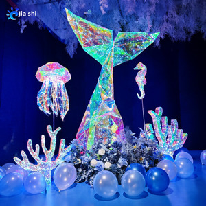 Decoración Luminosa con Temática Oceánica de Verano para Escaparates de Centros Comerciales, Festivales, Adornos de Sirena, <span class=keywords><strong>Delfines</strong></span>, Accesorios para Bodas - Product Image 4
