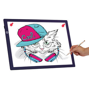 Magic A4 LED Tracing Pad pour enfants magnétique dessin boîte à lumière avec échelle papier DIY peinture dessin jouets - Product Image 1