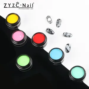 2022 New Private Label 10ml 12 Colors Nail Art Glue Painting Polish UV Led Drawing Spider Nail With Uv Lamp
