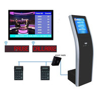Système de gestion de file d'attente bancaire Wavetec avec affichage LCD LED du numéro d'attente Lecteur de codes-barres de l'appelant Fonction SDK en option
