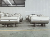 Réservoir de stockage vertical en acier inoxydable pour huile d'olive et huile de palme