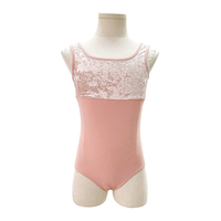 Top de malla sin mangas personalizado, de baile de Ballet leotardo, ropa de clase de baile para niños, leotardos
