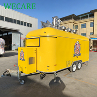 Camion de restauration mobile WECARE entièrement équipé : bar à café, camion de restauration rapide, glaces, hot-dogs, pizzas, BBQ, cuisine complète