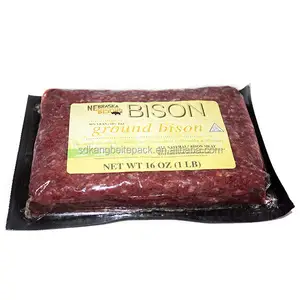 Vakuum verpackungs maschine für gemahlenes Bison fleisch