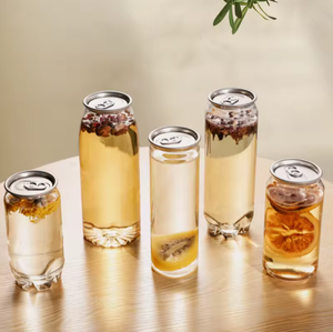 Frascos de bebidas PET reciclables y ecológicos, con tapas herméticas. Admite la personalización de logotipos, ampliamente utilizados para jugos. - Product Image 2