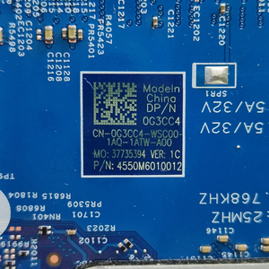 Original nouveau pour Dell Latitude 5520/Precision 3560 carte mère i3-1125G4 0G3CC4 South Peak 15 TGL MB 8L 19819-1 - Product Image 3