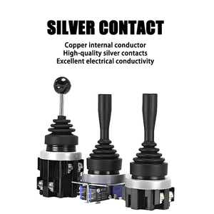 Interruptor Monolever CNTD CMRN-301 4NO 4NC de 30 mm, Controlador de Joystick de Palanca de Cambio de 4 Direcciones, Corriente Máxima de 5A/10A/15A/30A, 220V/600V - Product Image 2