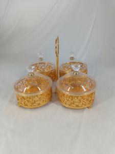 ديكور منزلي للحلوى, ديكور منزلي للحلوى والفاكهة والوجبات الخفيفة من الحديد على شكل قلب ، مع 3 مثلجات من الأكريليك ، لديكور المنزل ، وجبة خفيفة على شكل حلوى جافة ، لديكور المنزل ، مع 3 مثلجات من الأكريليك - Product Image 5