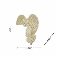 SWAITE Décoration Murale Religieuse en Résine – Pendentif Ailes d'Ange Luxe Léger – Pièce Décorative pour Coin de Bureau ou Maison