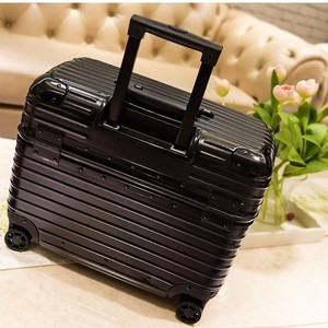 Carry-On Suitcase 18-Inch Flip-Top Durable Swivel <b>Wheels</b> Men's Travel Solid Color Spring 2026 - Product Image 1