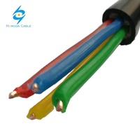 Câble d'alimentation en cuivre basse tension U1000 R2V RO2V 1000V 5*6 5*10 5*16mm2 Isolation PVC Bâtiment Monocœur Toronné Souterrain