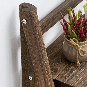Holz Leiter Regal Pflanzenst änder Indoor Holz ständer für mehrere Pflanzen <span class=keywords><strong>Outdoor</strong></span> Rack Holz Pflanzenst änder - Product Image 4