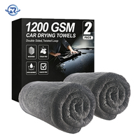 Serviette de nettoyage automobile en microfibre torsadée OEM personnalisable, haute densité, super absorbante, pour importateurs