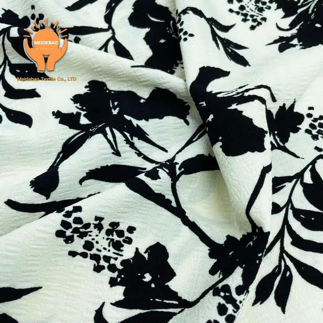 Kain tekstil katun poliester rajut kualitas tinggi jacquard beberapa warna dapat disesuaikan kain cetak untuk pakaian