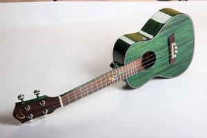 คอนเสิร์ตกีต้าร์23นิ้วอูคูเลเล่สีเขียวประกายด้วยหินสีสันสดใส - Product Image 3