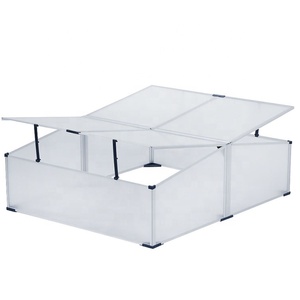 Serre translucide en aluminium cadre froid fleur lit boîte Mini vert maison plante tomate creux <span class=keywords><strong>chambre</strong></span> panneaux Protection UV - Product Image 1