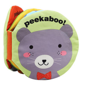 Juguete educativo ecológico personalizado, juguetes educativos, <span class=keywords><strong>libro</strong></span> de tela Peek-a-boo - Product Image 1