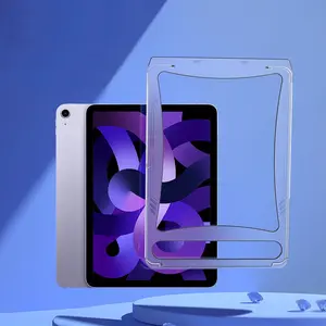 苹果iPad Air 5 10.9钢化玻璃2.5D高清透明平板电脑屏幕保护器，带除尘安装工具