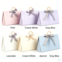 Sac cadeau MoJiu de luxe léger, motif Danse des papillons, blanc gaufré, style Instagram, 3 couleurs, poignées en bois, souvenirs, cadeau