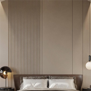 Revêtement mural intérieur de bonne qualité Décoration murale Panneaux composites en bois et plastique WPC Panneau mural cannelé <span class=keywords><strong>pour</strong></span> la décoration - Product Image 3