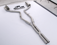 Système d'échappement pour Dodge Challenger Scat Pack 6.4L V8, silencieux à soupapes Catback, commande à distance, acier inoxydable SS 304, tuyau d'échappement