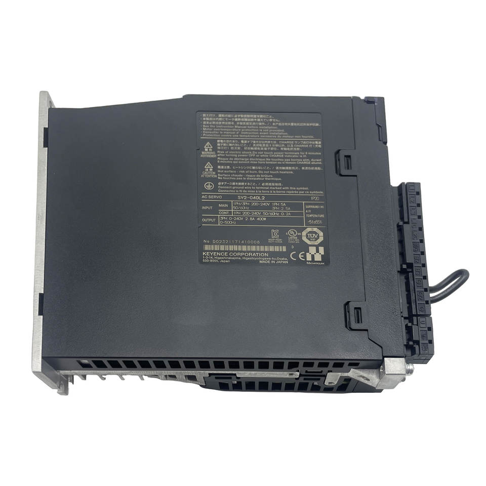 Brand New and Original SV2-040L2 400W AC Servo Amplifier AC Single Three Phase Input Servo Drive and Motor 1Year Warranty