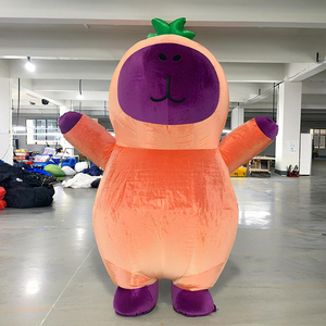 शेंगेय पेशेवर आपूर्तिकर्ता बिक्री यूनिसेक्स वयस्क inflatable Kapyba Capybar पोशाक सस्ते कार्टून चरित्र शुभंकर शुभंकर