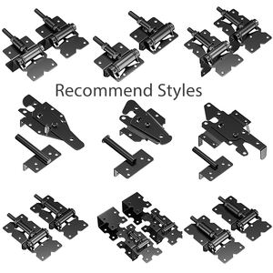 ゲートの片側にロック可能な新着ナイロン自動キー付きゲートロックラッチキー - Product Image 2