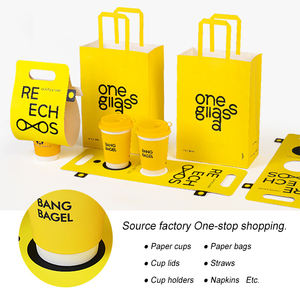 ถ้วยกระดาษโซดาสำหรับเครื่องดื่มเย็นแบบใช้แล้วทิ้งแก้วกาแฟผนังสองชั้นนวัตกรรมพิมพ์ลายได้ออกแบบได้ตามต้องการ - Product Image 5