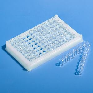 Plaque d'étiquetage enzymatique 96 quartz à haute température et transparente aux UV personnalisée en usine plaque <span class=keywords><strong>Elisa</strong></span> en quartz amovible - Product Image 2