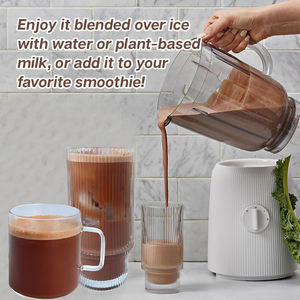 Kollajen ve lif ile tam Protein ve Vitamin Shake karışımı C vitamini özel kağıt tüp içerir - Product Image 4